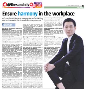 ensure harmony in the workplace